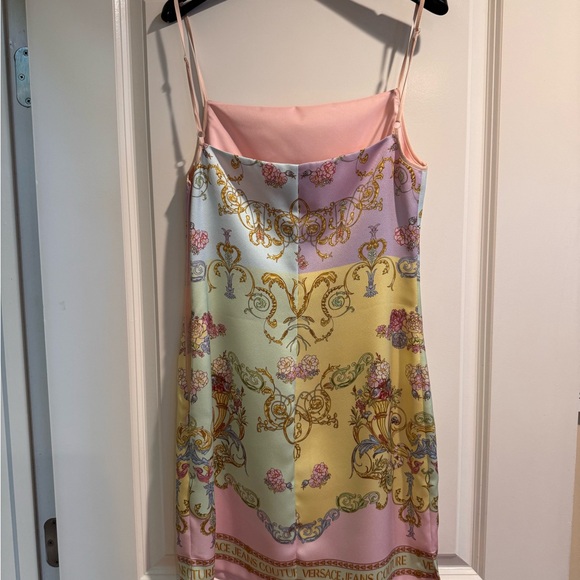 Versace Jeans Couture Women's Confetti Satin Slip Dress - Confetti - Picture 3 of 3